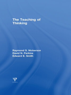 cover image of The Teaching of Thinking